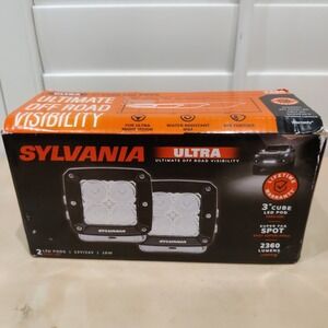 SYLVANIA Ultra 3 Inch Cube LED Light Pod Spot Light 2360 - Mint Condition